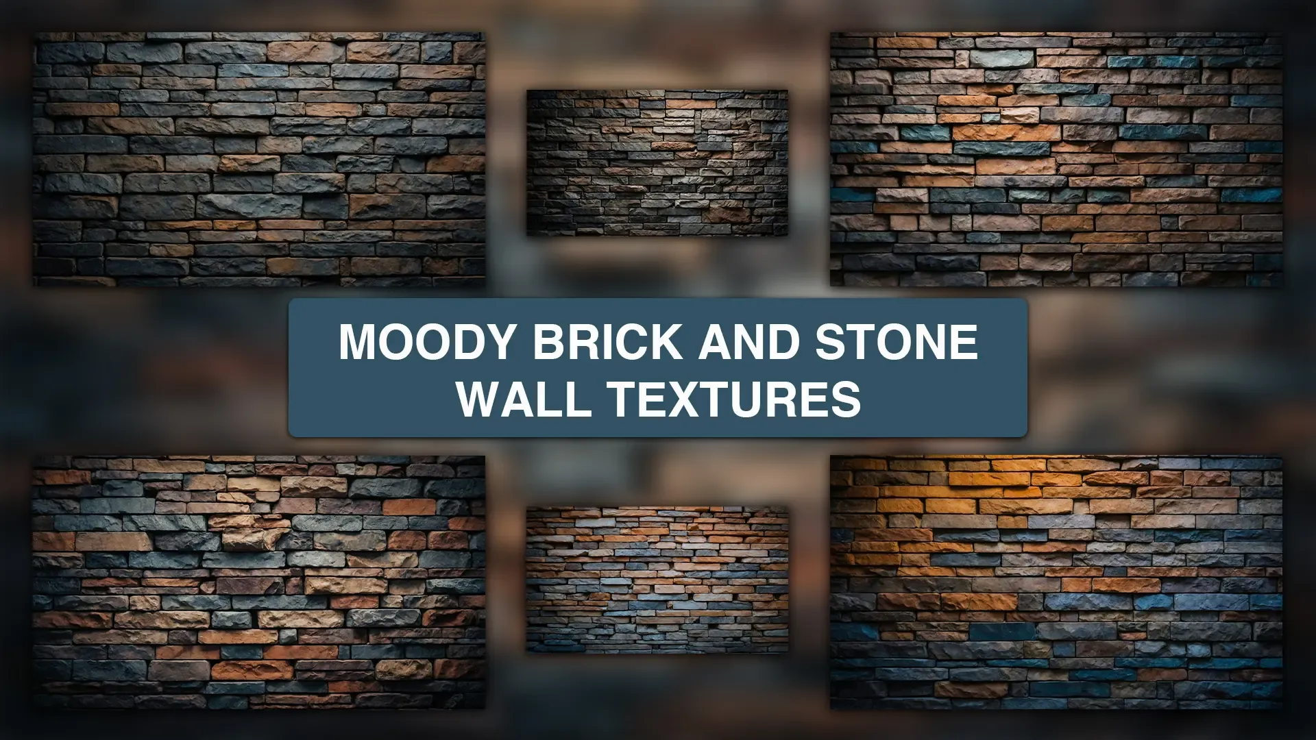 Moody Brick and Stone Wall Textures High Resolution Image Pack